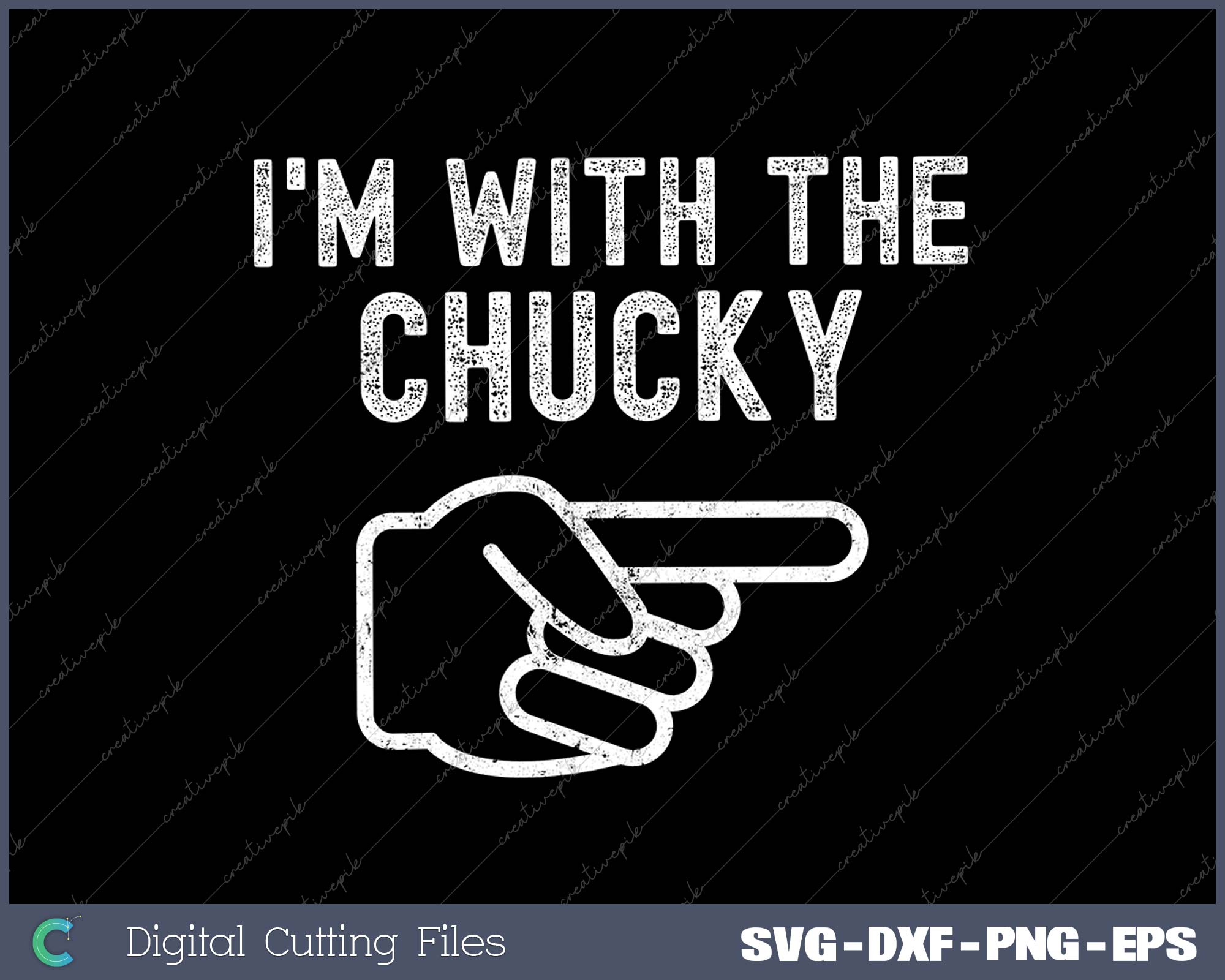 I'm With the Chucky Funny Couples Halloween Costume